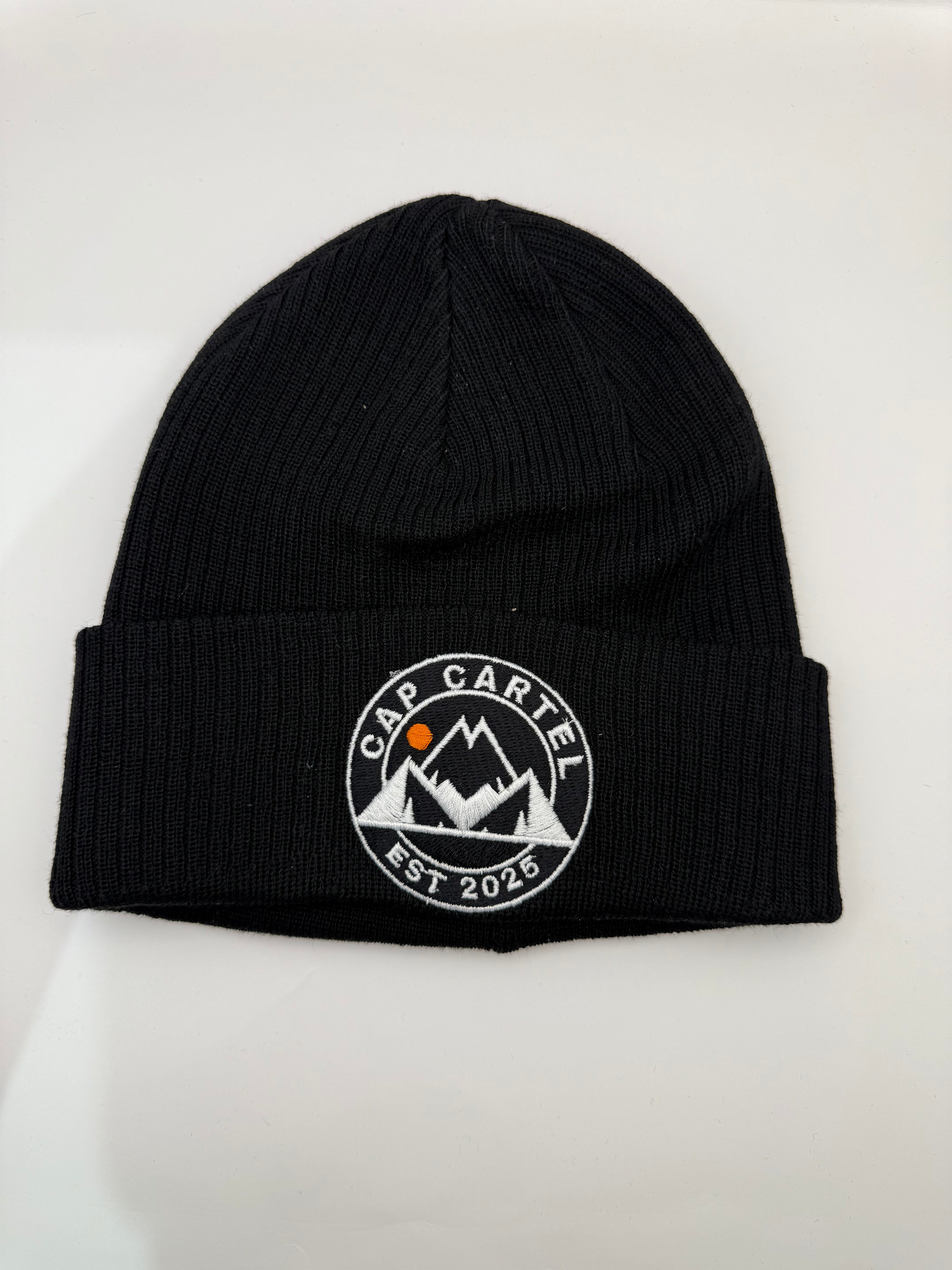 Cap Cartel Mountain Beanie - Black